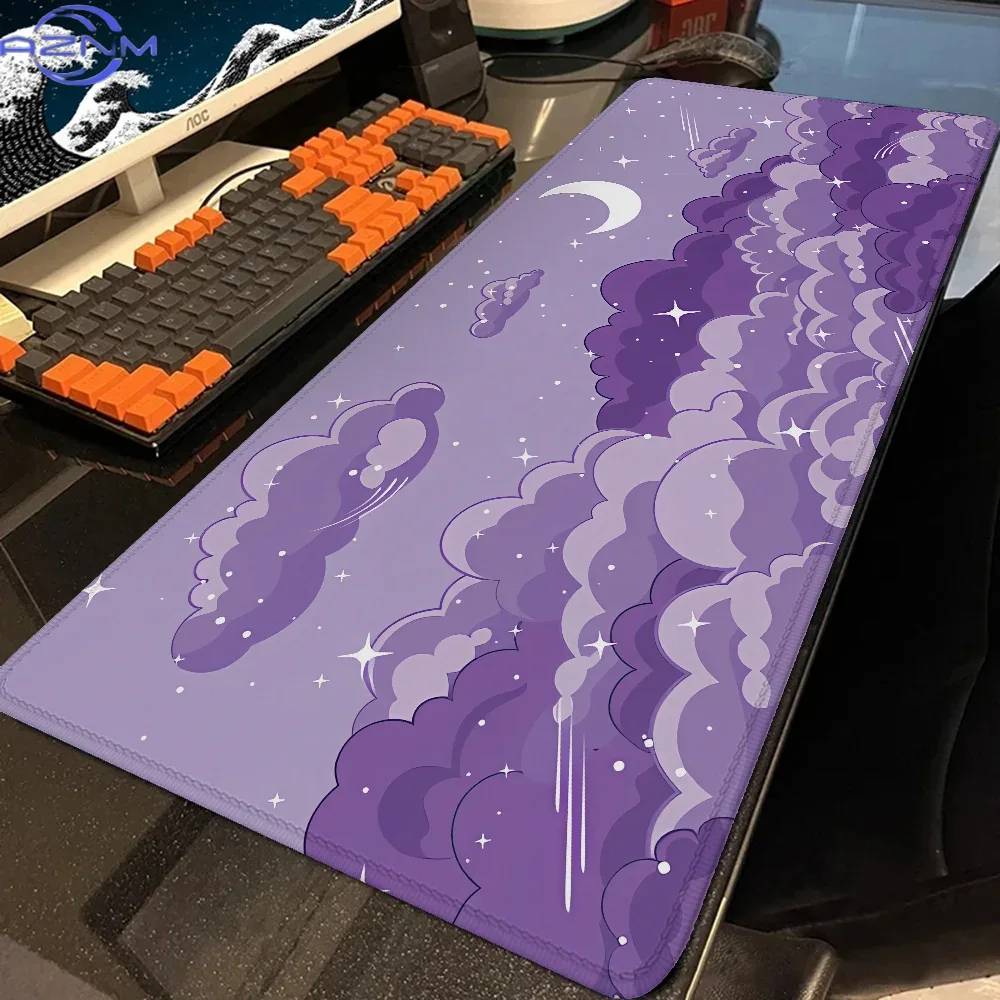 Desk Setup In Office - Skyscape Setup Gaming-Zubehör Großes Mauspad Gamer-Mauspad