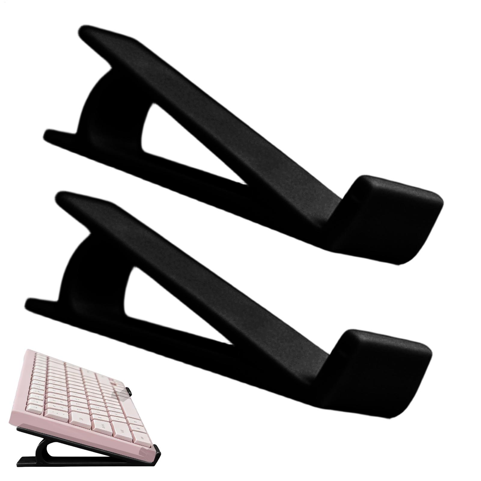 Desk Setup Home - Ergonomischer, rutschfester Tastaturständer, 2 Stück, tragbarer