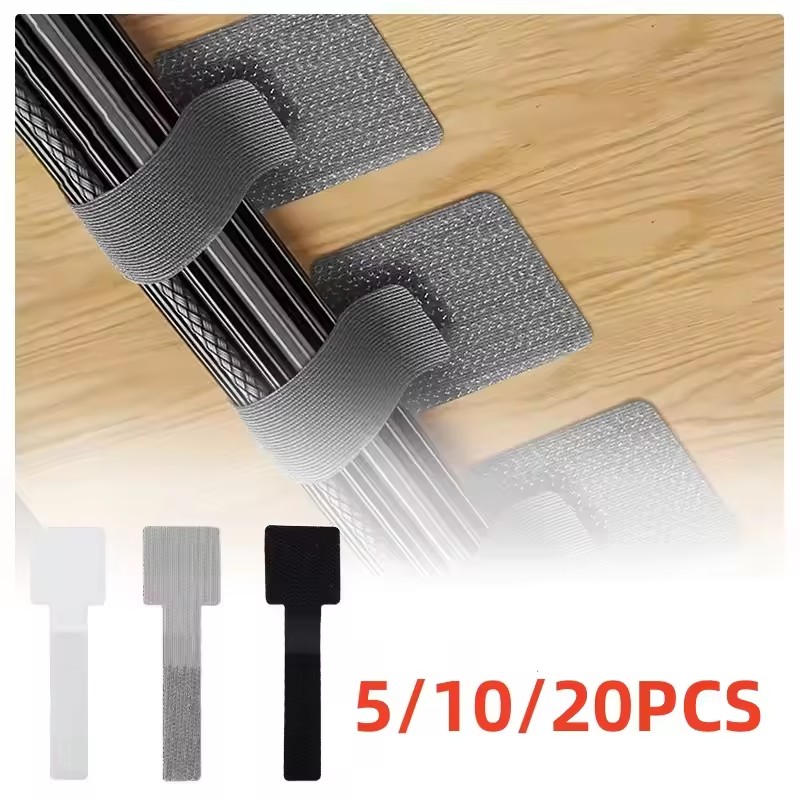 Cable Box Organizer - 20/10/5/1 Stück Wiederverwendbare Kabelbinder für Maus-