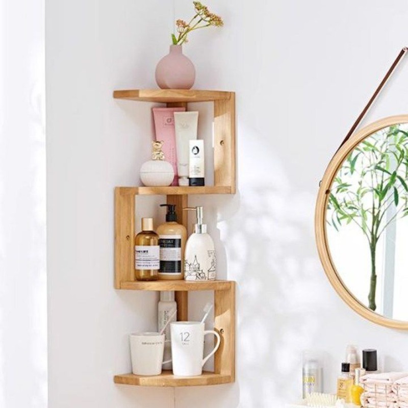 Eckregal aus Naturholz, Büro-S – Desk Setup Oak Bewertung und Preis