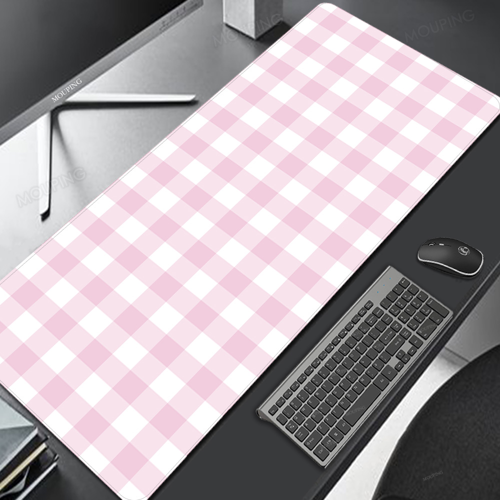 Rosa Gitter Mauspad Kawaii süß – Desk Setup Pink Bewertung und Preis