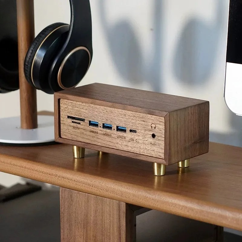 Kreativer Schreibtisch-Setup a – Desk Setup Black And Wood Bewertung und Preis