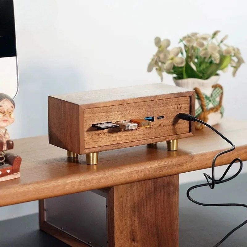 Kreativer Schreibtisch-Setup a – Desk Setup Black And Wood Bewertung und Preis