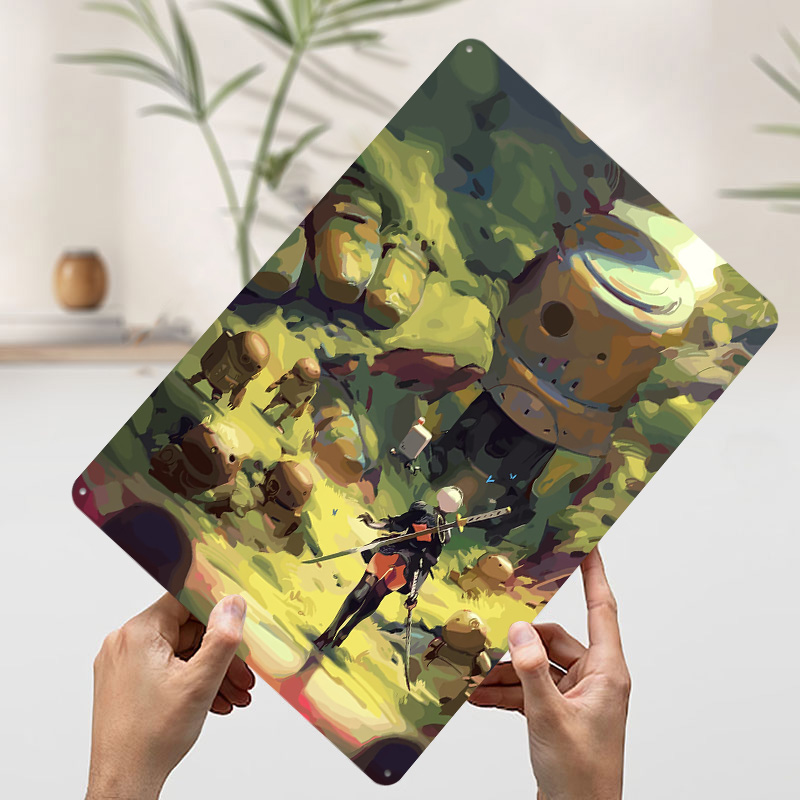 Nier Automata: 2B im Wald Meta – Desk Setup Art Bewertung und Preis