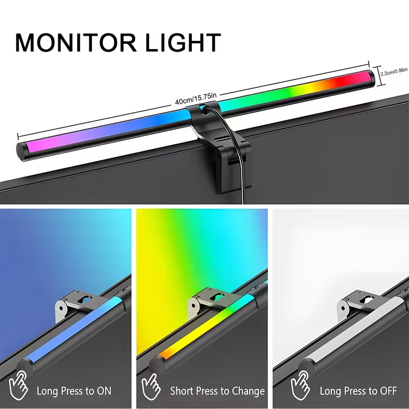 Monitor-Lichtleiste RGB-Lichtl – Desk Setup Home Bewertung und Preis