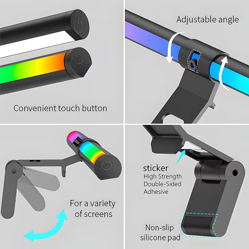 Monitor-Lichtleiste RGB-Lichtl – Desk Setup Home Bewertung und Preis