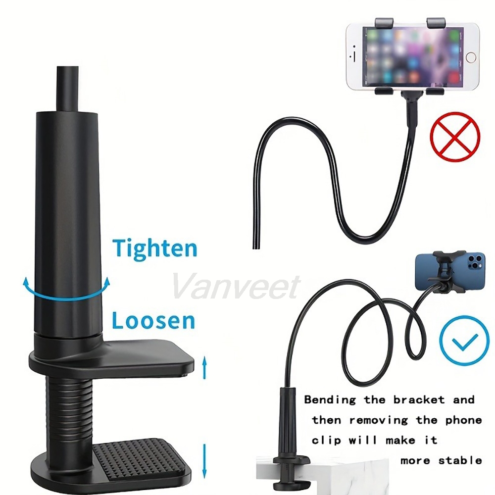 360 °   Flexibler Handyhalter  – Desk Setup Stand Bewertung und Preis