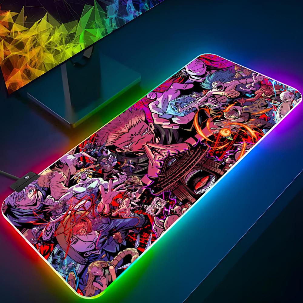 Anime J-jujutsu K-kaisen Mausp – Desk Setup Rgb Bewertung und Preis