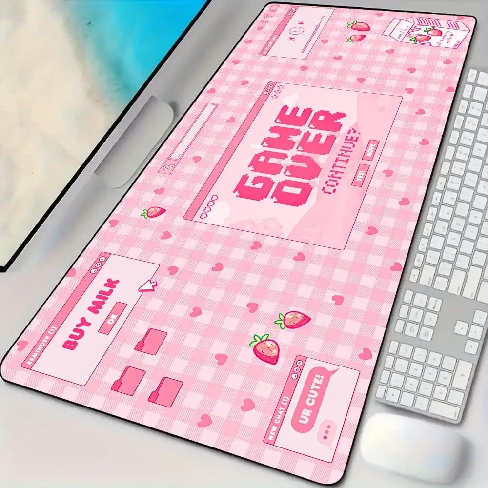 VIKAMA Pink Plaid GAME OVER Pi – Desk Setup Pink Bewertung und Preis