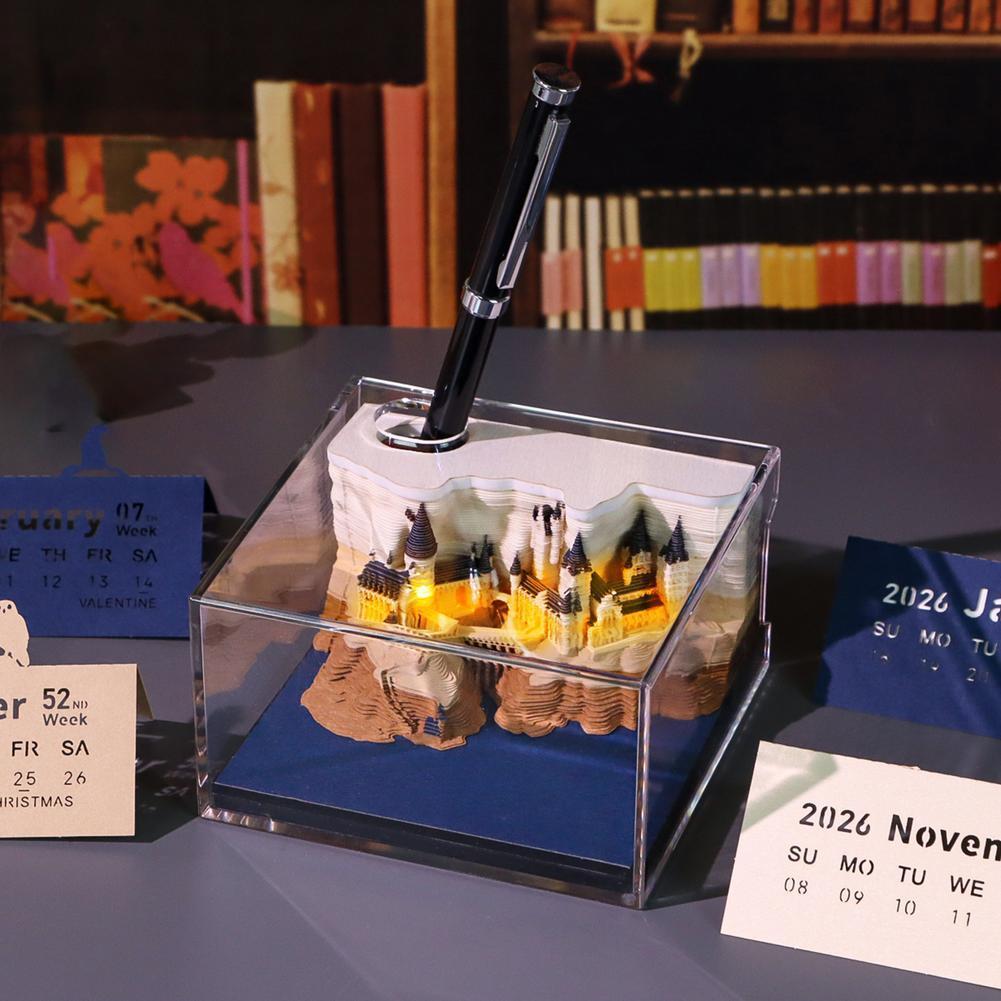 Mystischer 3D-Tischkalender, P – Sticky Memo Holder Bewertung und Preis