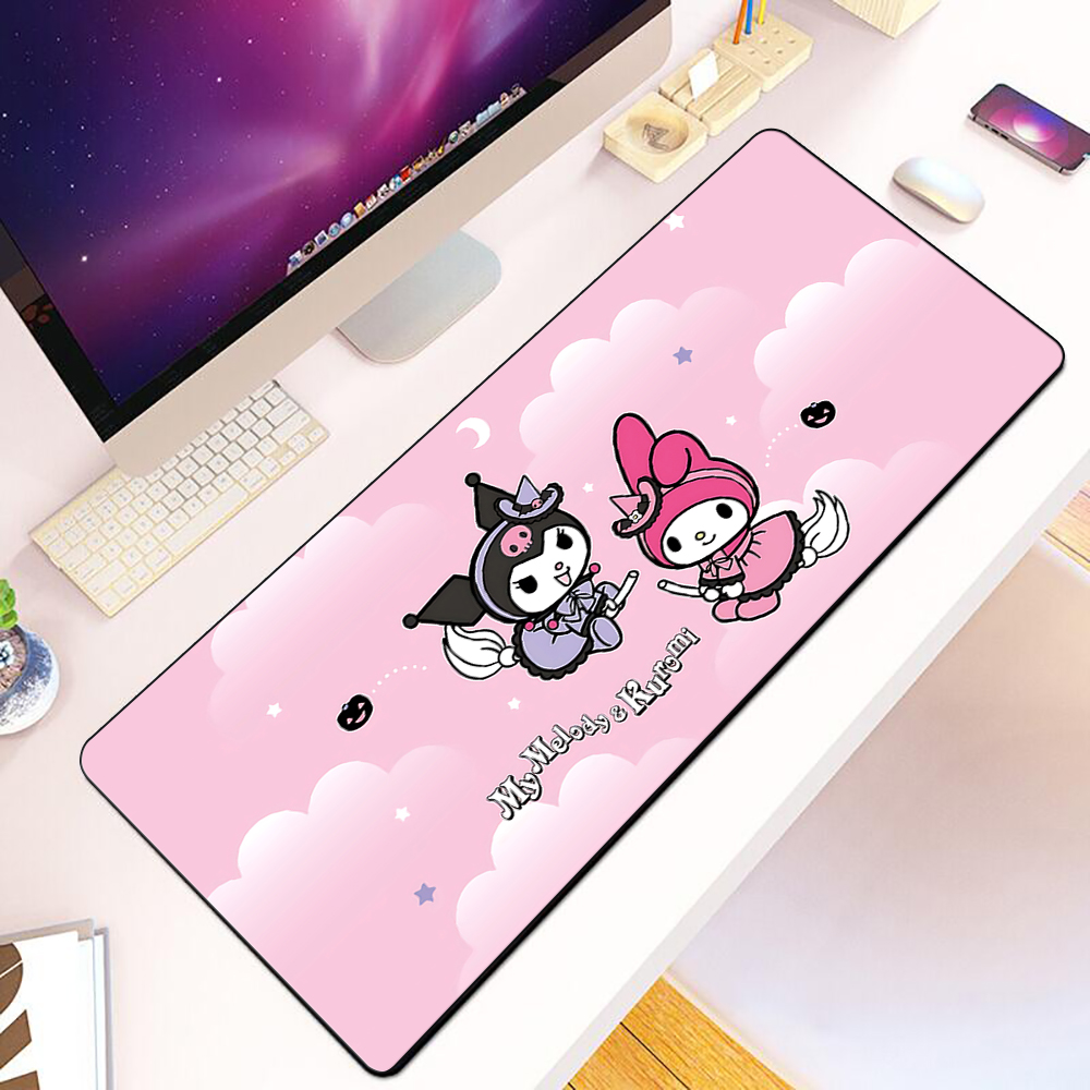 Süßes rosa My Melody Kuromi Mo – Desk Setup Pink Bewertung und Preis