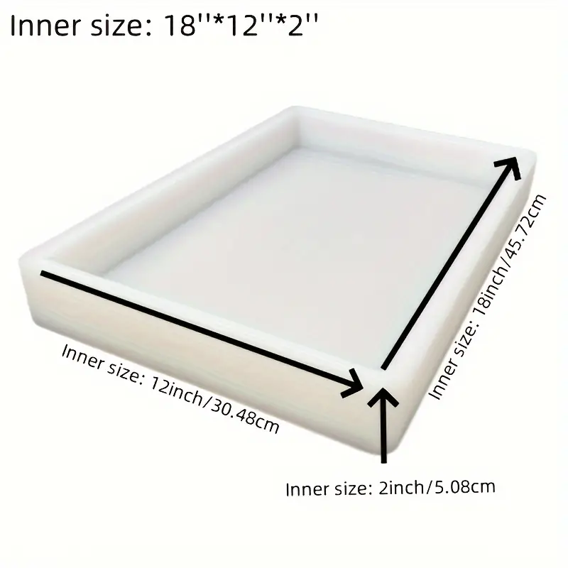 18*12*2 Zoll Große Silikonform – Desk Setup Desk Bewertung und Preis