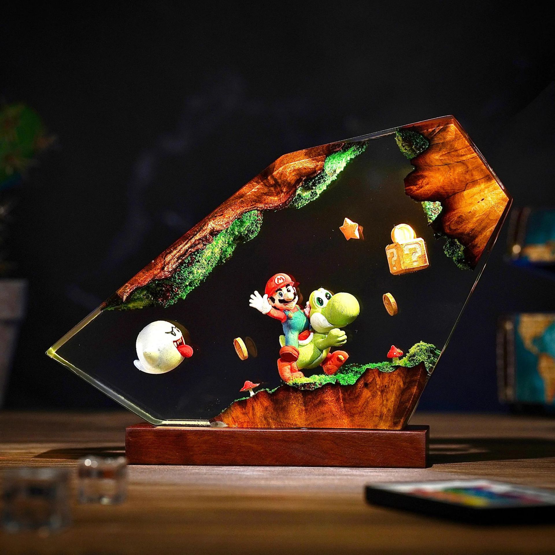Tischlampe aus Kunstharz mit C – Desk Setup Desk Bewertung und Preis
