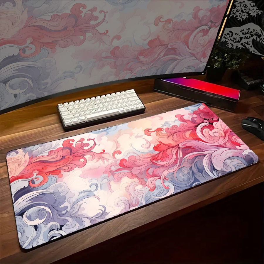 Großes Kunst-Feder-Mauspad Gam – Desk Setup Art Bewertung und Preis