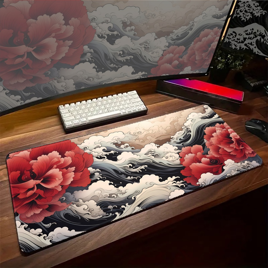 Großes Kunst-Feder-Mauspad Gam – Desk Setup Art Bewertung und Preis