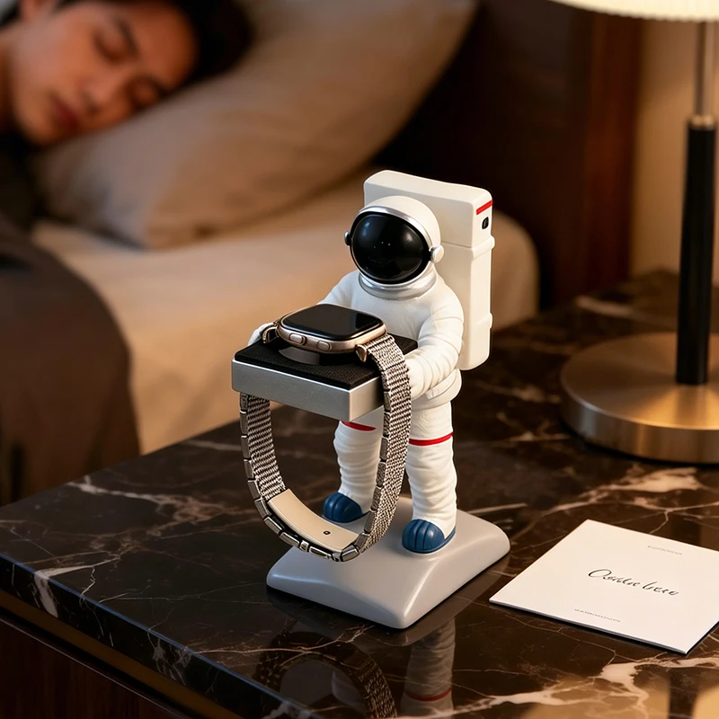 Kreativer Astronauten-Uhrenstä – Desk Setup Home Bewertung und Preis