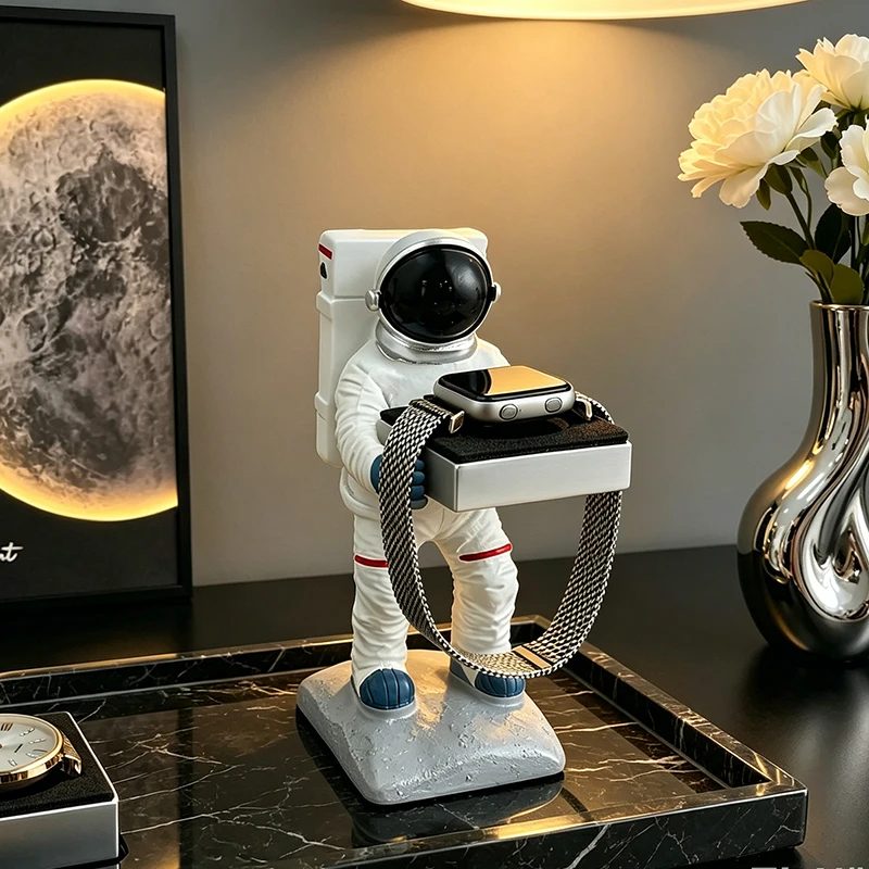 Kreativer Astronauten-Uhrenstä – Desk Setup Home Bewertung und Preis