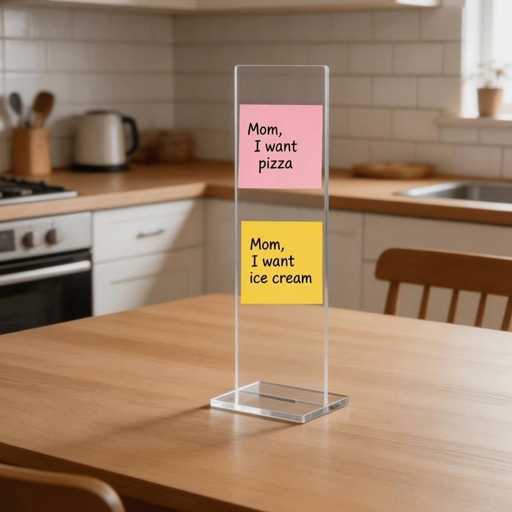 Acryl-Memo-Nachrichtentafel, t – Sticky Memo Holder Bewertung und Preis