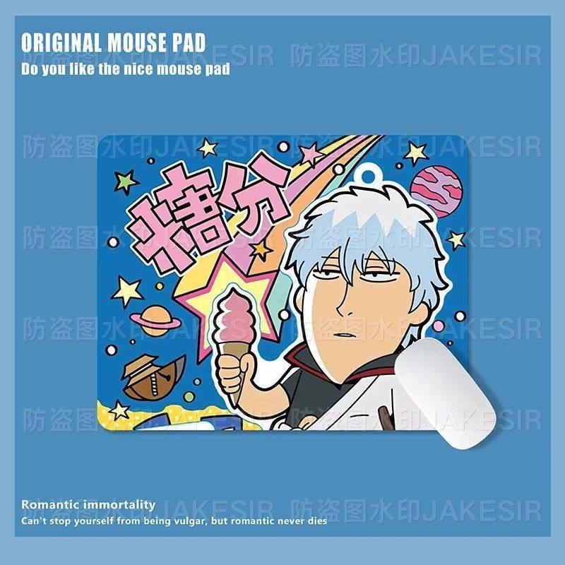Kawaii Gintama Großes Mauspad  – Desk Setup Desk Bewertung und Preis