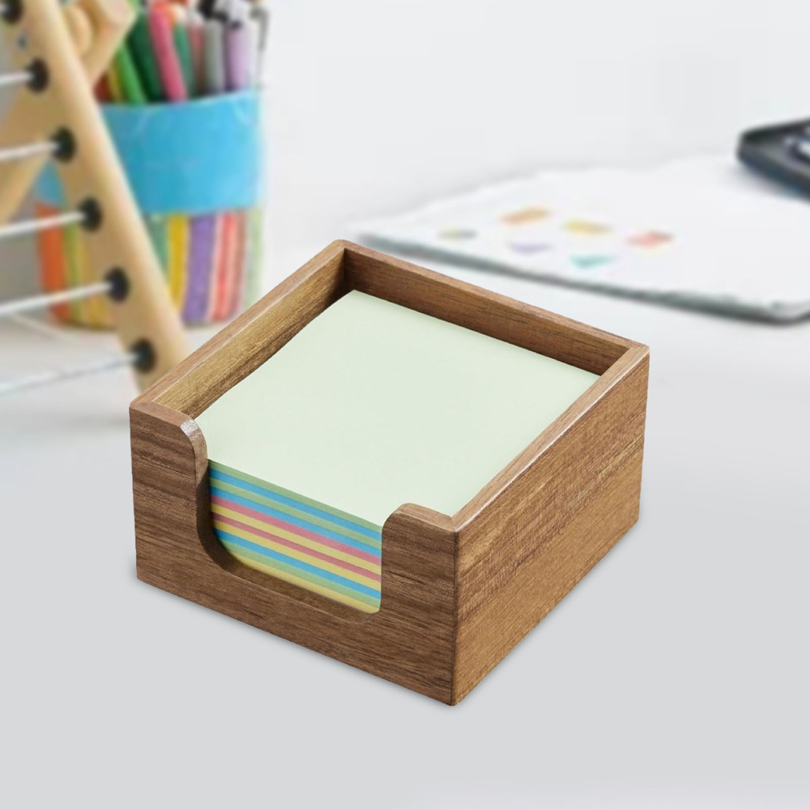Haftnotizenhalter aus Akazienh – Sticky Memo Holder Bewertung und Preis