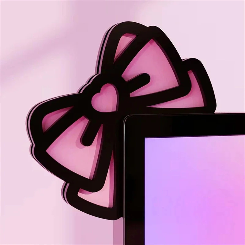 Kawaii rosa Acryl Schleife Mon – Desk Setup Pink Bewertung und Preis