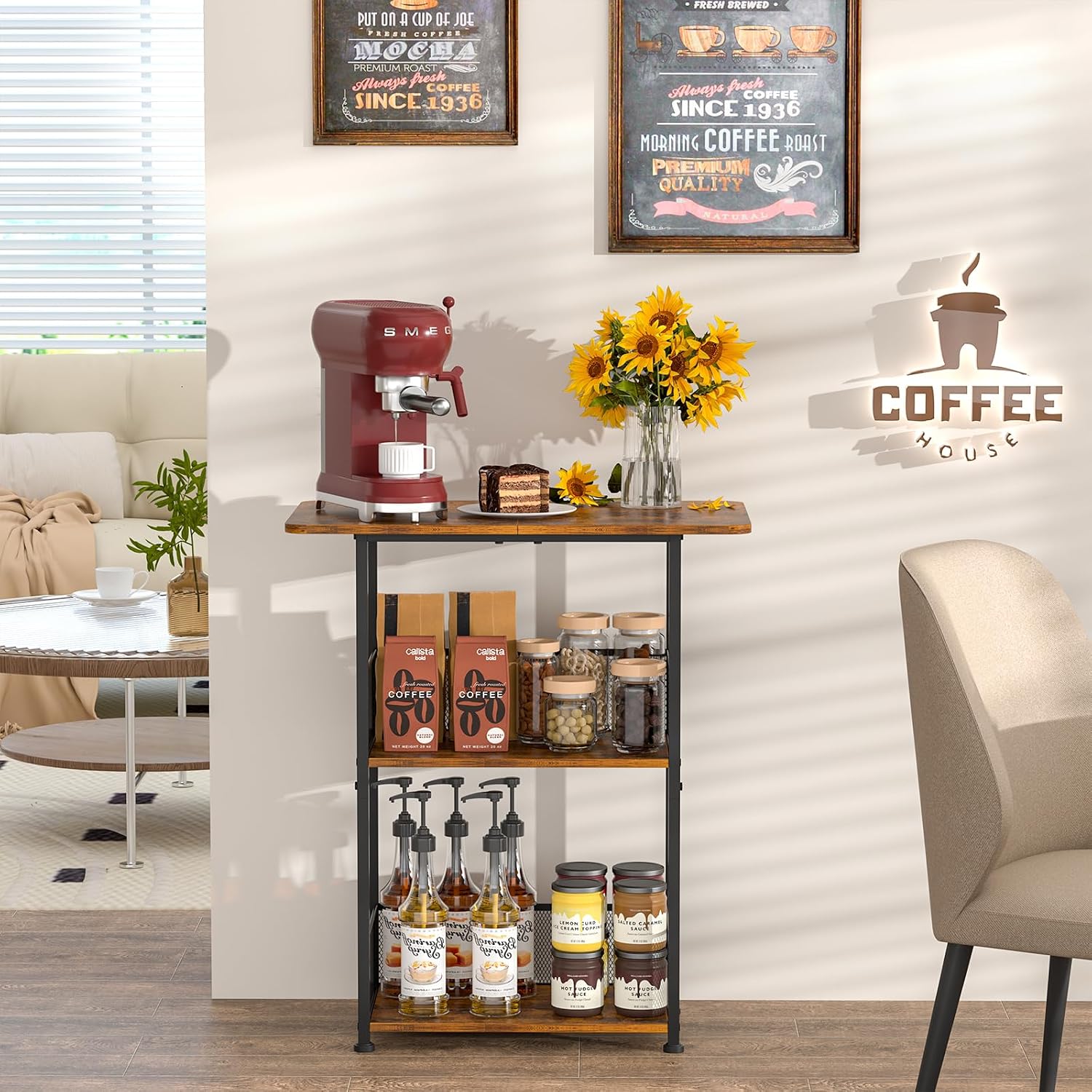 Mini-Bodenständer für Kaffeeba – Desk Setup Wood Bewertung und Preis