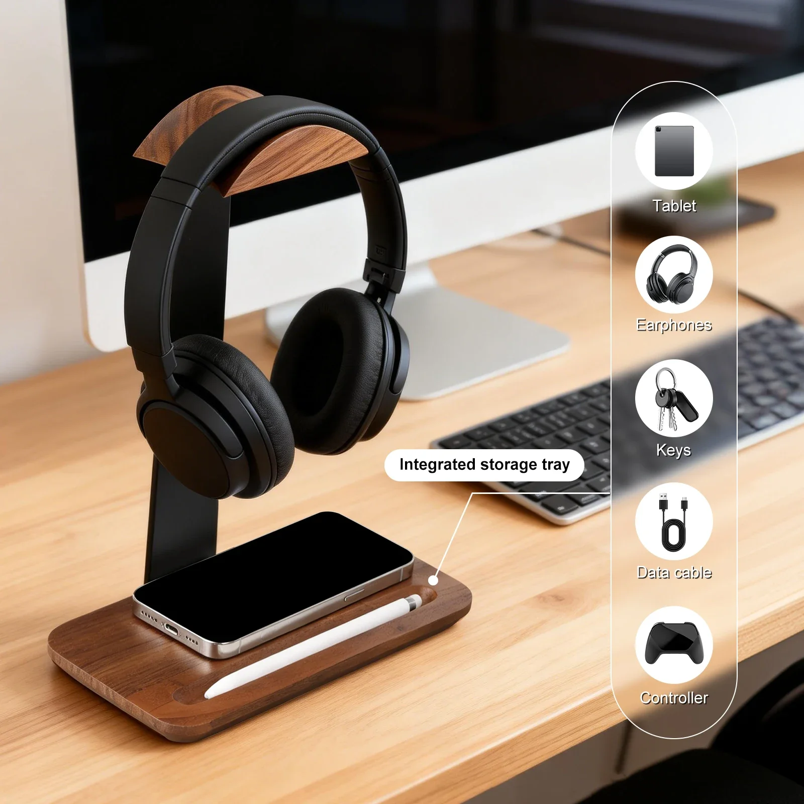 Universeller Kopfhörerständer  – Desk Setup Desk Bewertung und Preis