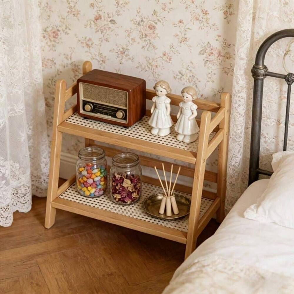 2-stufiges Bambus-Ablagegestel – Desk Setup Wood Bewertung und Preis