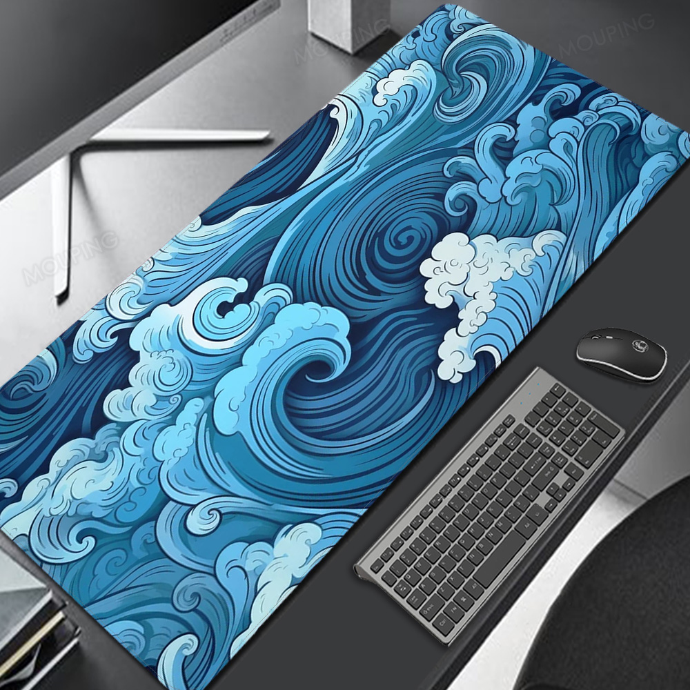 Laptop Büro Matten Flowy Waves – Desk Setup Pink Bewertung und Preis