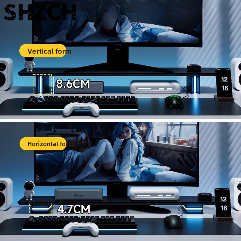RGB-Monitorständer Ergonomisch – Desk Setup With Laptop And Monitor Bewertung und Preis