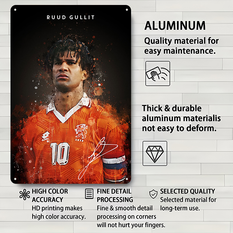 Ruud Gullit Fußballspieler Wan – Desk Setup Art Bewertung und Preis