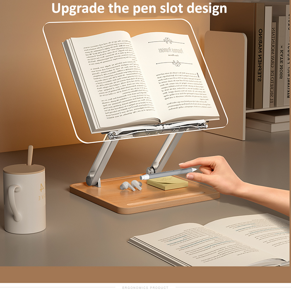 Leseständer aus Holz mit Licht – Desk Setup Pink Bewertung und Preis