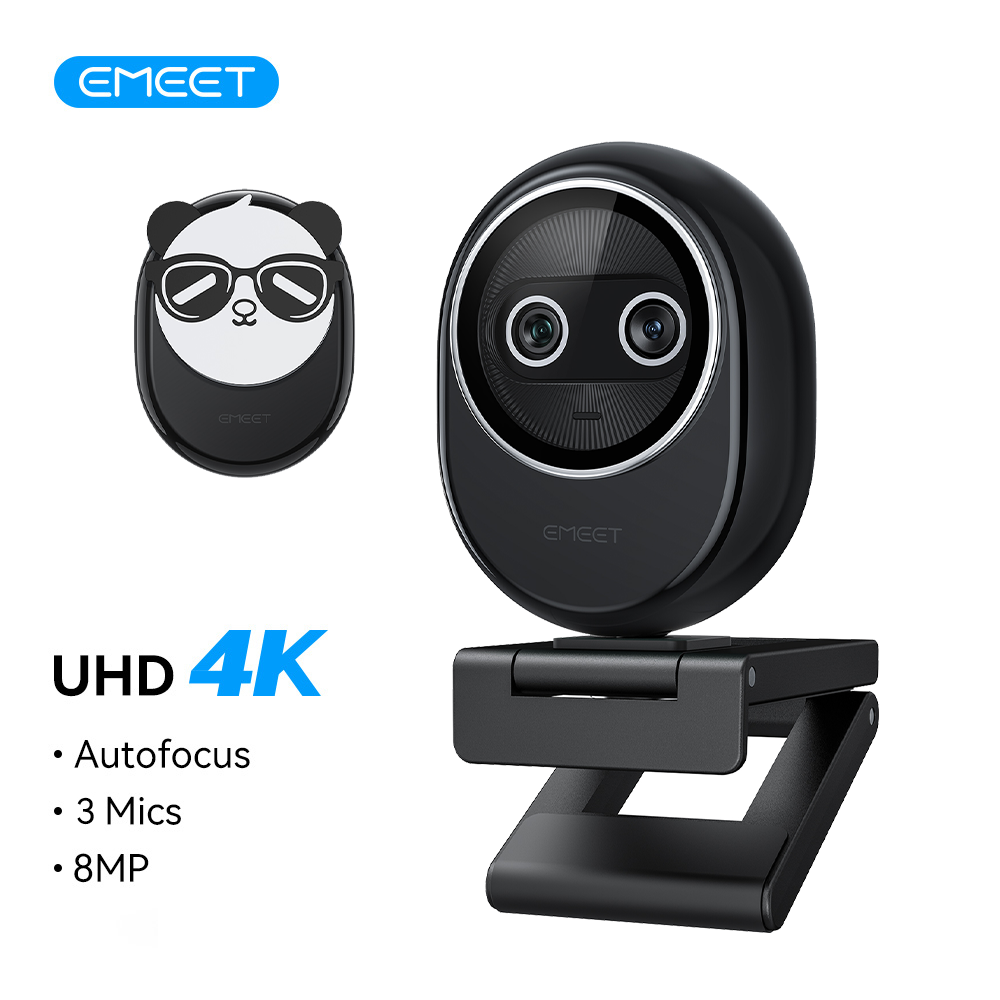 Webcam 4K EMEET Dual-Kamera KI – Desk Setup Streaming Bewertung und Preis