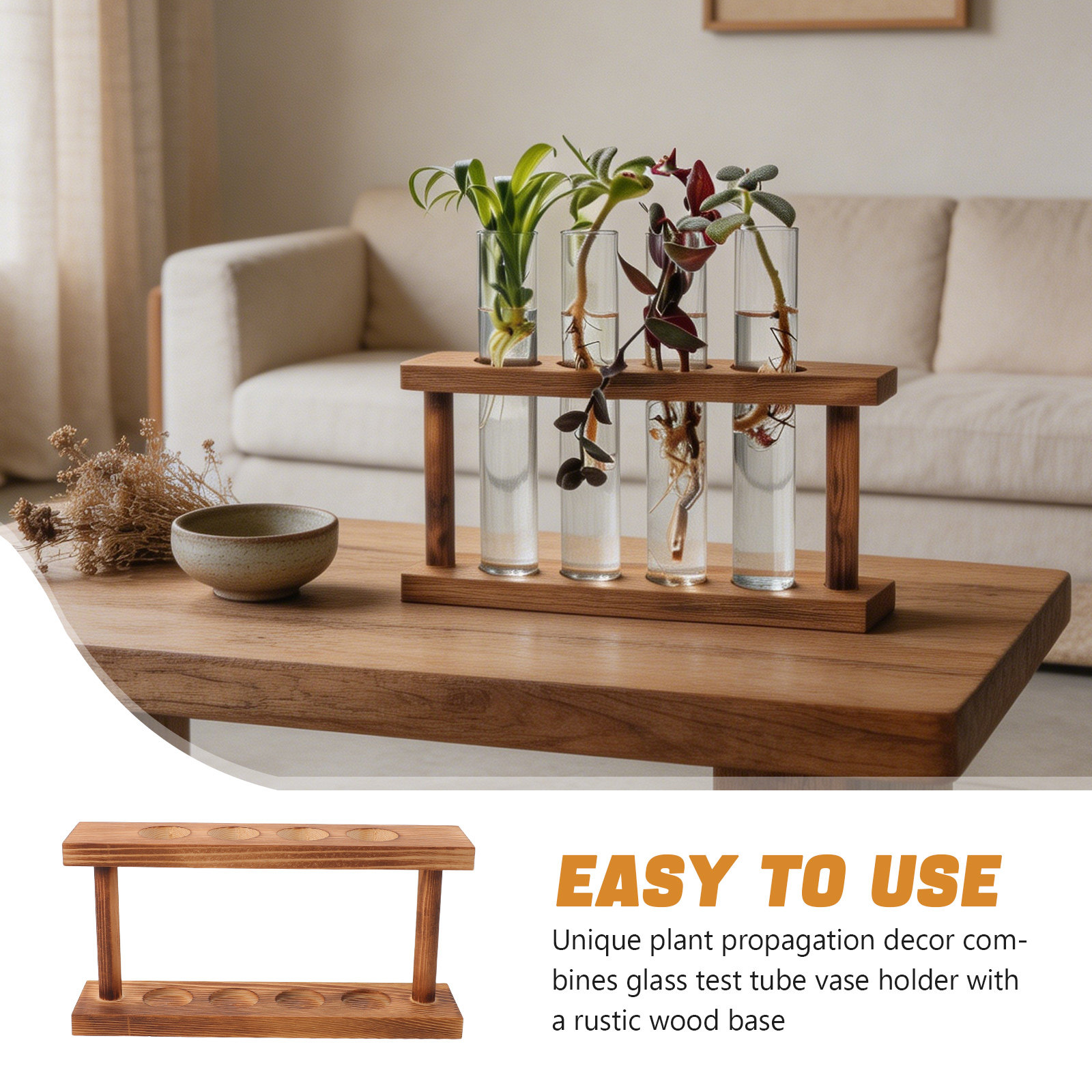Holz-Pflanzenvermehrungsstatio – Desk Setup Wood Bewertung und Preis